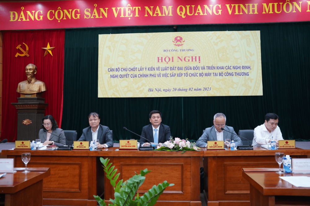 Bộ Công Thương góp ý xây dựng Dự thảo Luật Đất đai (sửa đổi)