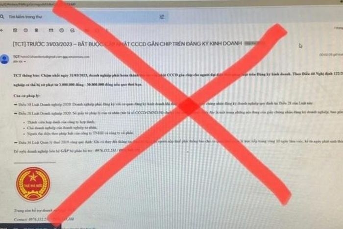 Cảnh báo thông tin mạo danh Tổng cục Thuế