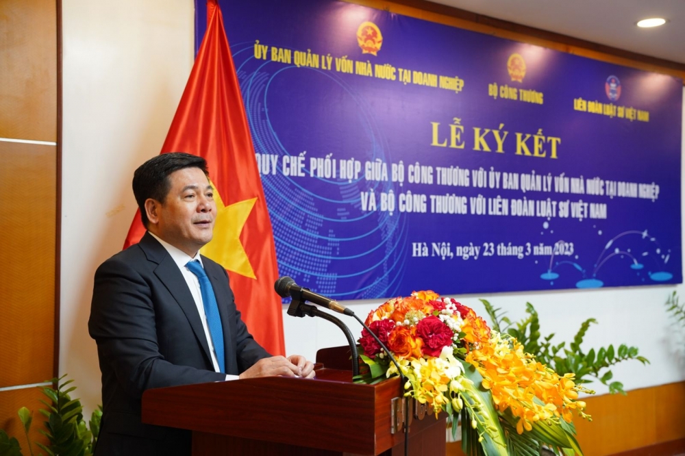 Bộ Công Thương ký kết quy chế phối hợp với Ủy ban Quản lý vốn nhà nước tại doanh nghiệp và Liên đoàn Luật sư Việt Nam