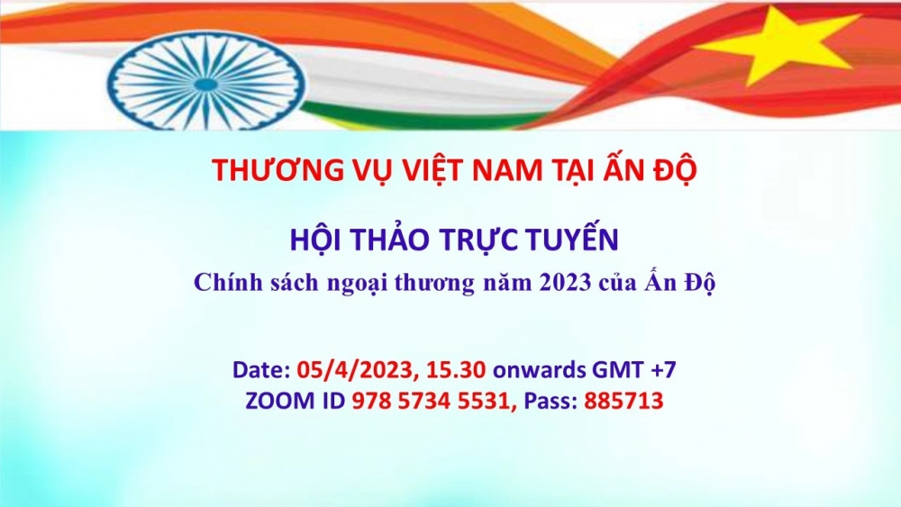 Ấn Độ ban hành chính sách ngoại thương năm 2023