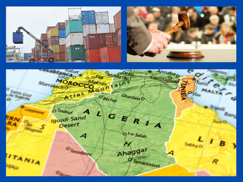 Quy trình bán đấu giá hàng nhập khẩu bị hải quan Algeria tịch thu