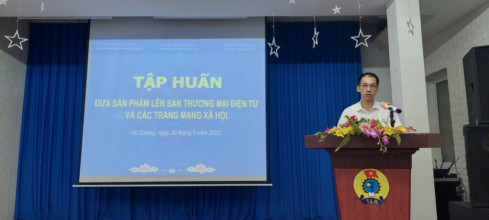 Doanh nghiệp, HTX, hộ kinh doanh tại Hải Dương sôi nổi tham gia tập huấn đưa sản phẩm lên TMĐT