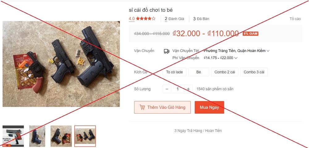 Khuyến cáo người tiêu dùng không mua đồ chơi có hại tới giáo dục nhân cách, sức khỏe trên mạng