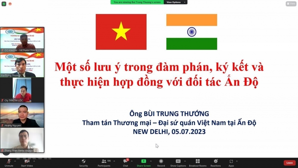 Một số lưu ý trong quá trình đàm phán, ký kết hợp đồng và thực hiện hợp đồng với các đối tác Ấn Độ Một số lưu ý trong quá trình đàm phán, ký kết hợp đồng và thực hiện hợp đồng với các đối tác Ấn Độ