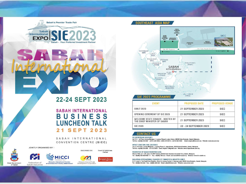 Malaysia tổ chức Hội chợ triển lãm quốc tế Sabah 2023