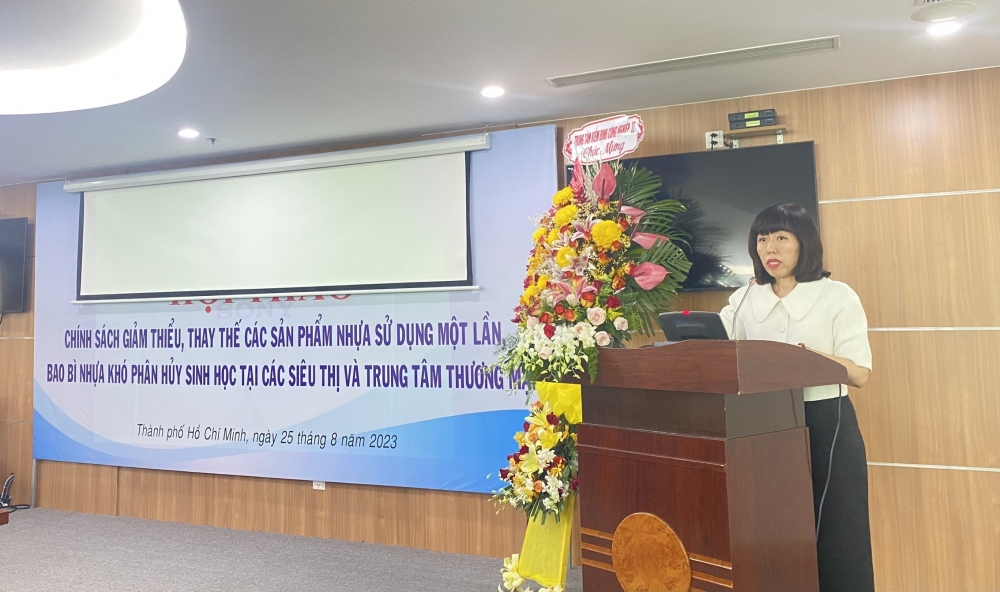 Giảm thiểu sản phẩm nhựa sử dụng một lần tại các siêu thị và trung tâm thương mại