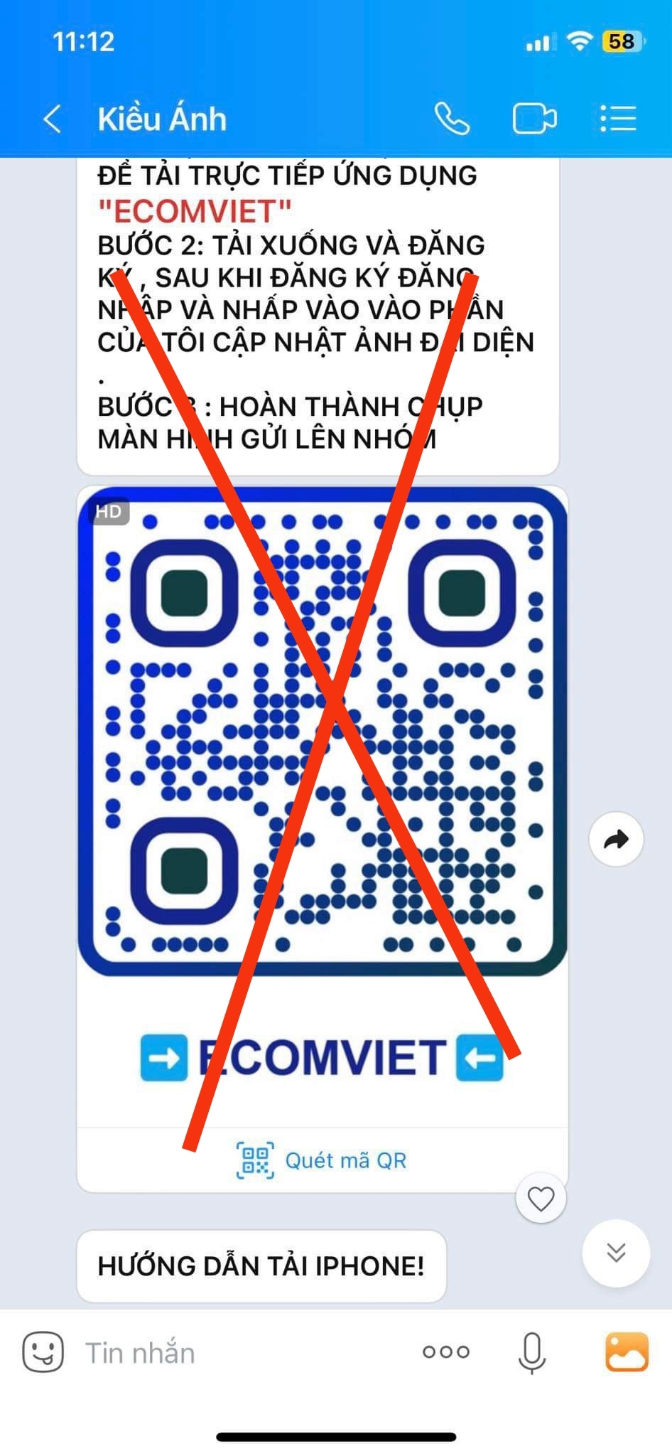 Cảnh báo thông tin giả mạo EcomViet lừa đảo người dân