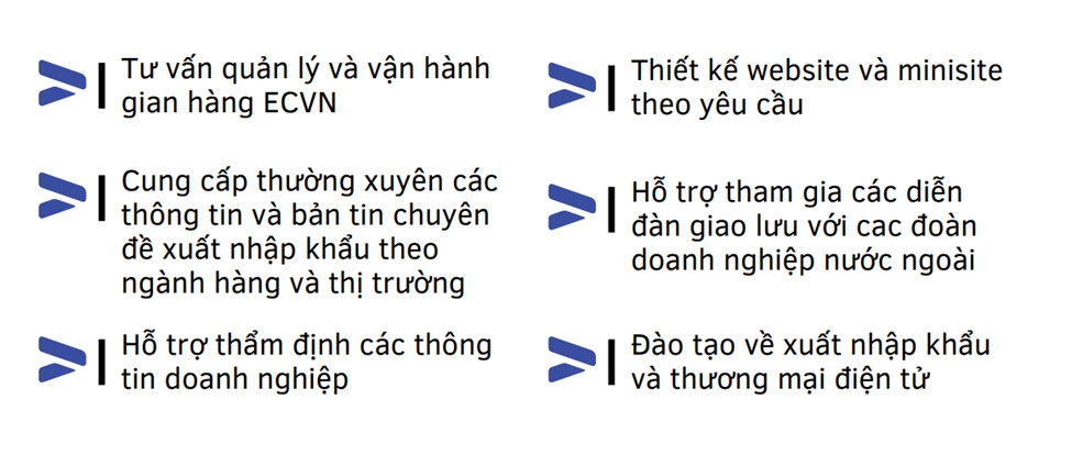 Những tính năng mới của ECVN thúc đẩy giúp doanh nghiệp xuất khẩu trực tuyến