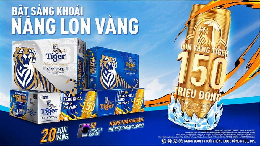 Cùng Tiger beer “Mở thùng trúng vàng - ngập tràn sảng khoái” Cùng Tiger beer “Mở thùng trúng vàng - ngập tràn sảng khoái”