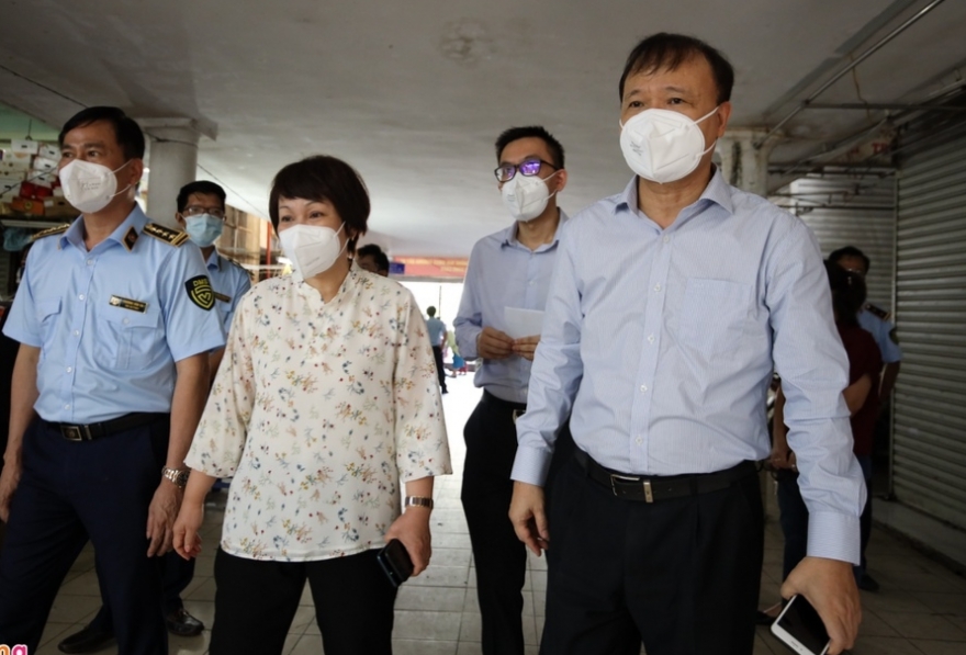 Tổ công tác đặc biệt Bộ Công Thương kiểm tra cung ứng hàng hoá ở các chợ truyền thống