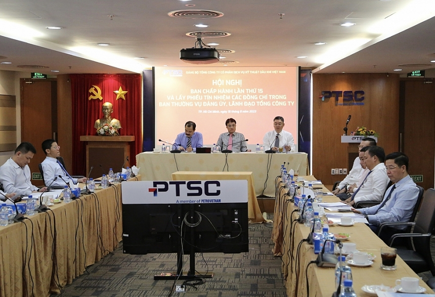 PTSC tổ chức Hội nghị Ban Chấp hành Đảng bộ lần thứ 15