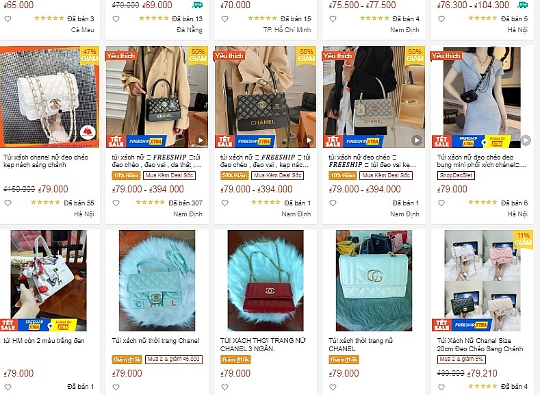 Hàng giả tràn lan trên các trang thương mại điện tử