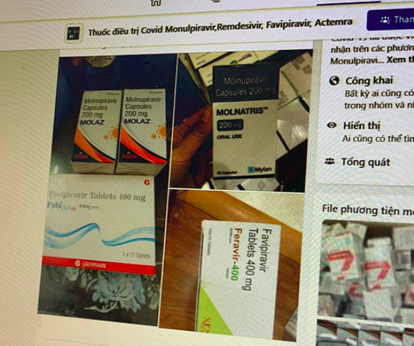 Mập mờ nguồn gốc, chất lượng thuốc điều trị Covid-19 Mập mờ nguồn gốc, chất lượng thuốc điều trị Covid-19