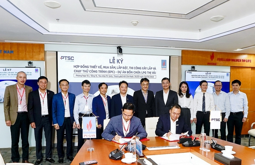 PV GAS và PTSC ký hợp đồng EPC Dự án Bồn chứa LPG Thị Vải