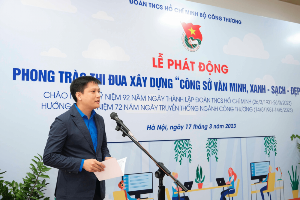 Thanh niên Bộ Công Thương phát động phong trào xây dựng “Công sở văn minh, xanh - sạch - đẹp”