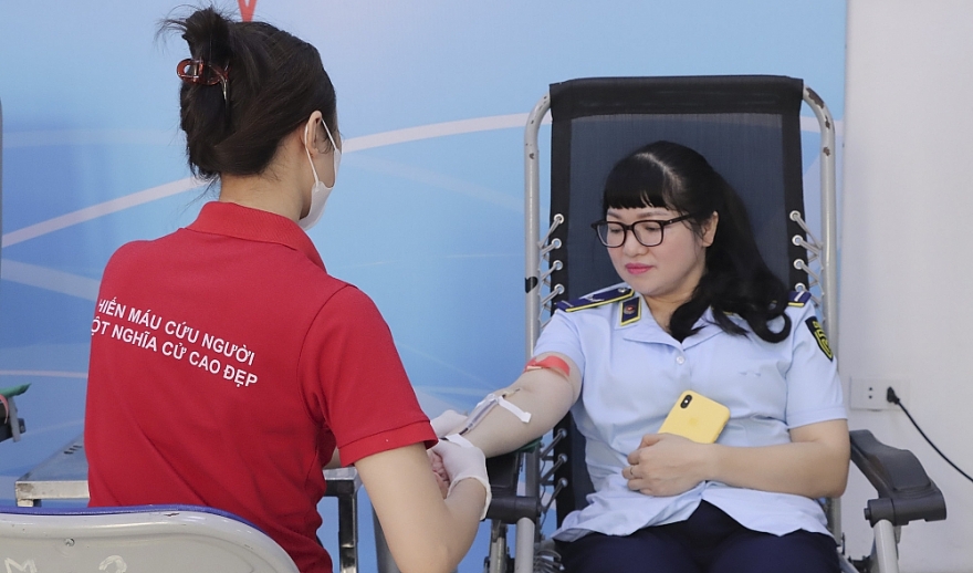 Lực lượng QLTT góp thêm 41.300ml máu vào quỹ máu quốc gia