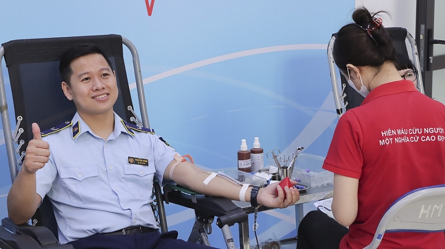 Lực lượng QLTT góp thêm 41.300ml máu vào quỹ máu quốc gia