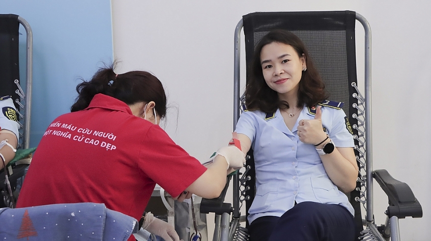 Lực lượng QLTT góp thêm 41.300ml máu vào quỹ máu quốc gia