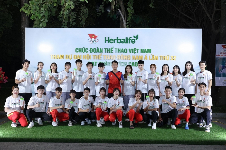 Herbalife đồng hành cùng Lễ xuất quân Đoàn Thể Thao VN tham dự SEA Game 32 Herbalife đồng hành cùng Đoàn Thể thao Việt Nam tham dự SEA Games 32
