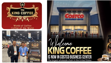 Thương hiệu King Coffee Việt Nam đã vào chuỗi bán buôn lớn nhất tại Mỹ