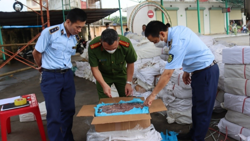 Phát hiện trên 86 tấn thực phẩm đông lạnh không nguồn gốc