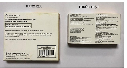 Cảnh báo thuốc giảm đau có dấu hiệu giả mạo