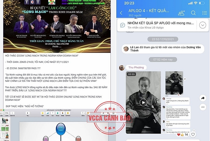 Cảnh báo kinh doanh đa cấp thực phẩm chức năng có thương hiệu APLGO