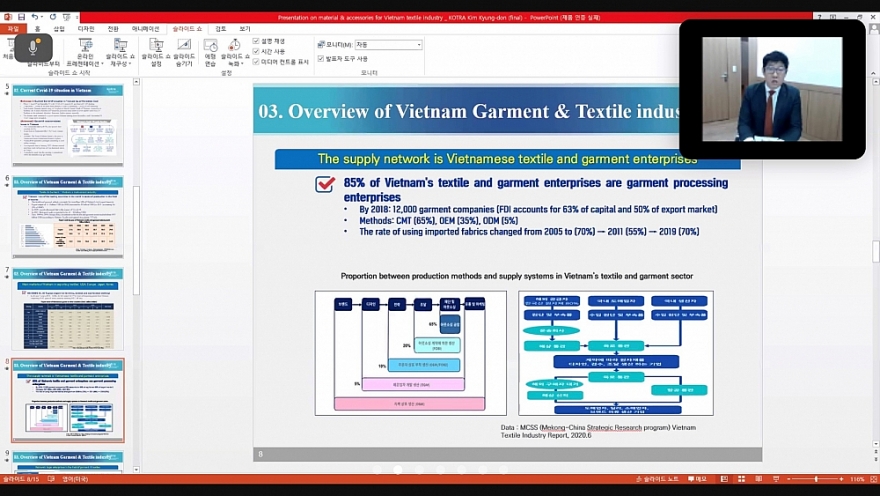 Kỳ vọng Hàn Quốc đầu tư mạnh mẽ vào lĩnh vực dệt may, da giày