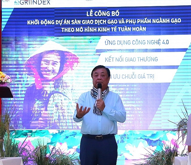 Đồng Tháp khởi động dự án sàn giao dịch gạo và phụ phẩm ngành gạo