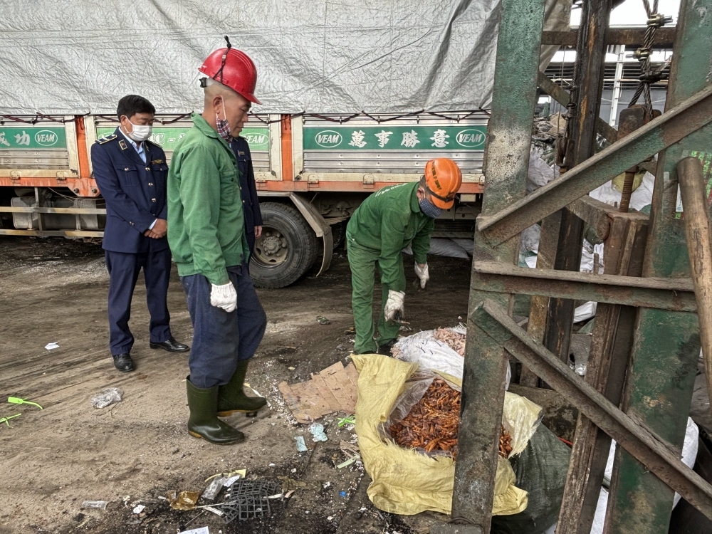 Hải Dương: Tiêu hủy hơn 7,1 tấn chân gà đông lạnh không nguồn gốc