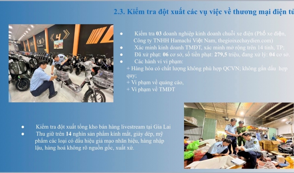 Cục Nghiệp vụ: Hướng đi mới trong công tác tham mưu và kiểm tra xử lý vi phạm hành chính