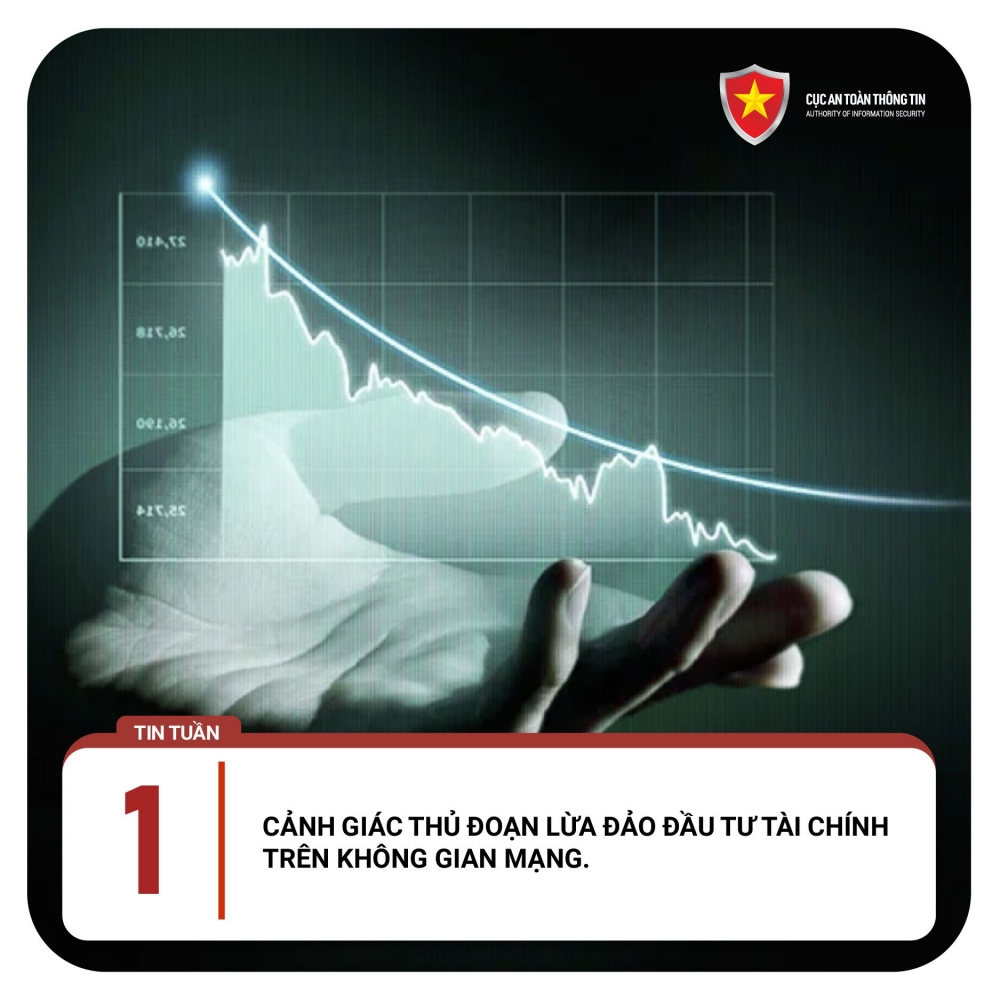 Cảnh giác thủ đoạn lừa đảo đầu tư tài chính trên không gian mạng Cảnh giác thủ đoạn lừa đảo đầu tư tài chính trên không gian mạng