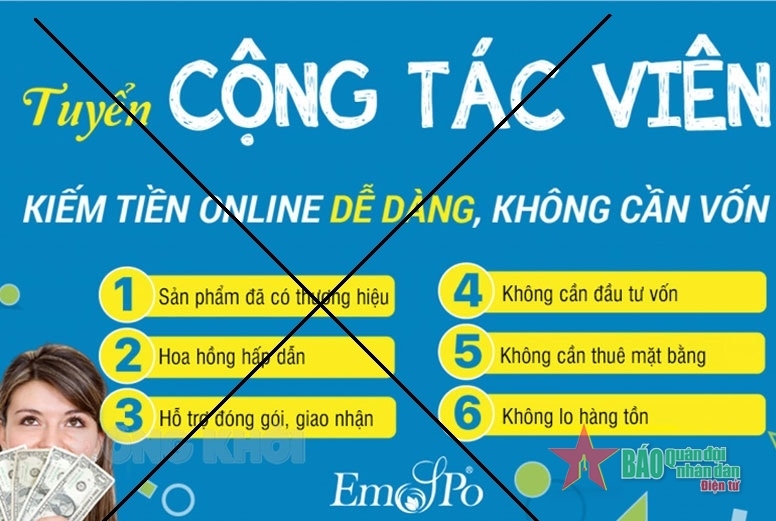 Người phụ nữ bị lừa hơn 240 triệu đồng khi làm cộng tác viên online