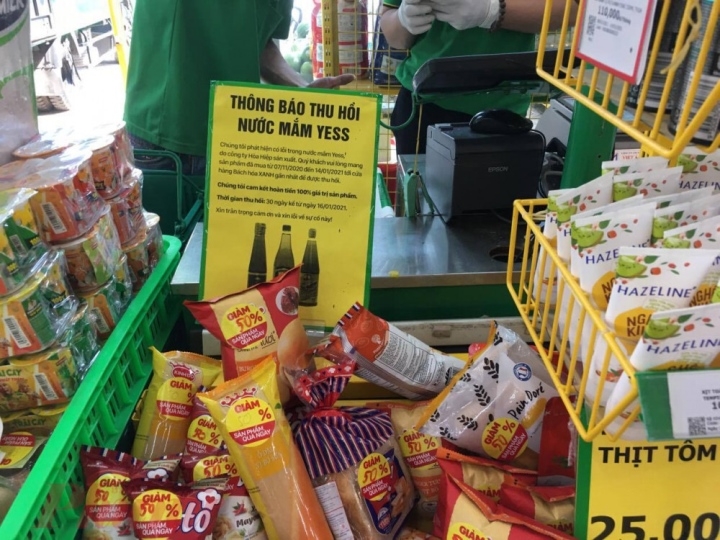 Thu hồi sản phẩm, hàng hóa có khuyết tật phải được thông báo công khai Thu hồi sản phẩm, hàng hóa có khuyết tật phải được thông báo công khai