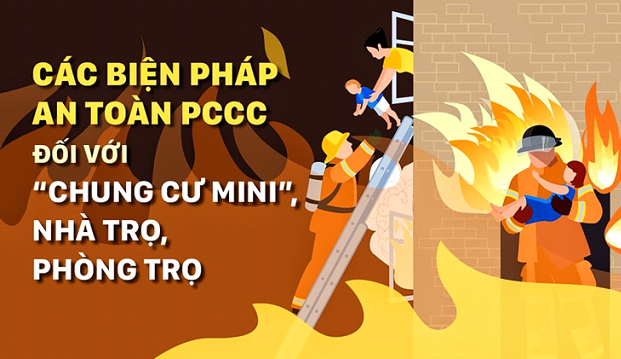 Khuyến cáo biện pháp an toàn PCCC đối với loại hình nhà trọ, nhà cho thuê để ở, khu nhà ở nhiều căn hộ (Chung cư mini) Khuyến cáo biện pháp an toàn PCCC đối với loại hình nhà trọ, nhà cho thuê để ở, khu nhà ở nhiều căn hộ (Chung cư mini)
