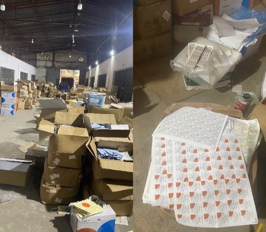 Khởi tố nhóm đối tượng buôn bán mỹ phẩm giả Khởi tố nhóm đối tượng buôn bán mỹ phẩm giả