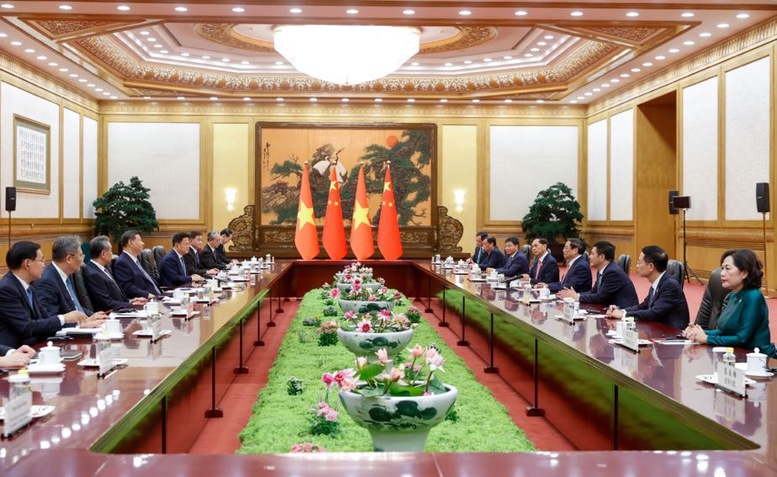 Thủ tướng Phạm Minh Chính hội kiến Tổng Bí thư, Chủ tịch nước Trung Quốc Tập Cận Bình- Ảnh 2.