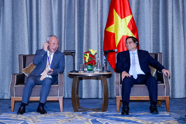 Thủ tướng Phạm Minh Chính tiếp lãnh đạo các tập đoàn hàng đầu Trung Quốc- Ảnh 1.