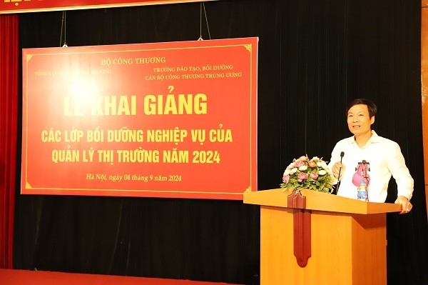 Khai giảng các lớp bồi dưỡng nghiệp vụ của Quản lý thị trường năm 2024