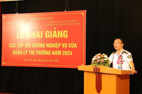 Khai giảng các lớp bồi dưỡng nghiệp vụ của Quản lý thị trường năm 2024