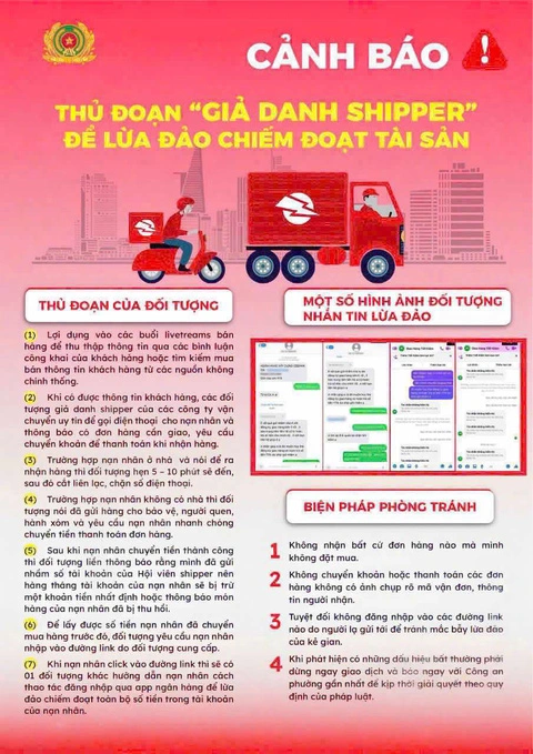 Click vào đường link lạ do shipper gửi, người phụ nữ mất gần 100 triệu đồng Click vào đường link lạ do shipper gửi, người phụ nữ mất gần 100 triệu đồng