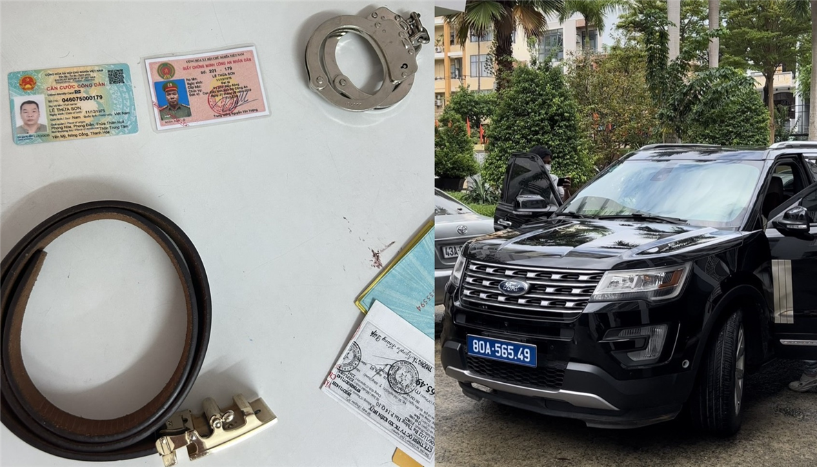 Số tang vật bị thu giữ.