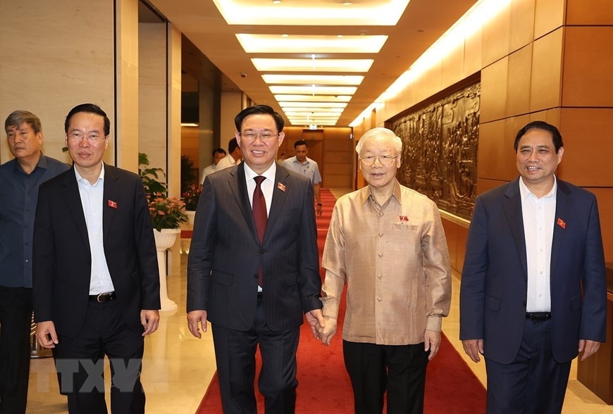 Tổng Bí thư Nguyễn Phú Trọng dự phiên chất vấn và trả lời chất vấn