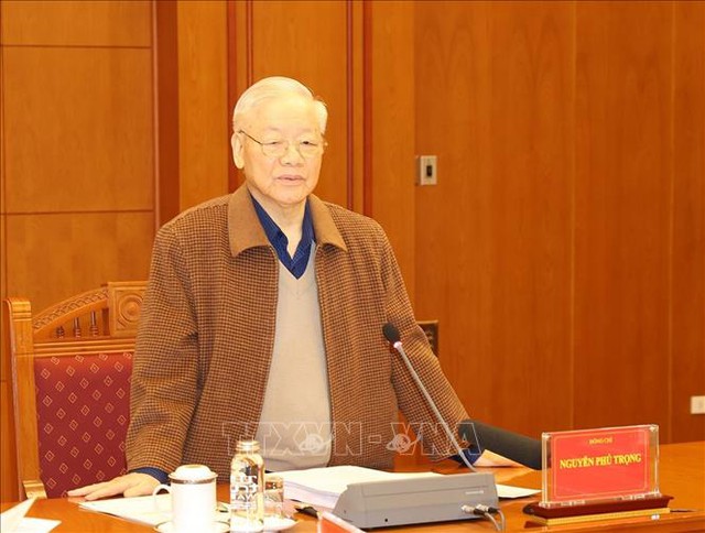 Tổng Bí thư Nguyễn Phú Trọng chủ trì cuộc họp Thường trực BCĐ Trung ương về phòng, chống tham nhũng, tiêu cực- Ảnh 1.