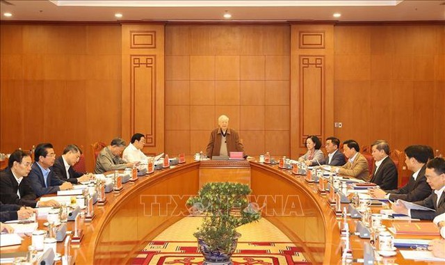 Tổng Bí thư Nguyễn Phú Trọng chủ trì cuộc họp Thường trực BCĐ Trung ương về phòng, chống tham nhũng, tiêu cực- Ảnh 2.
