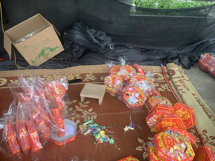 Phát hiện cơ sở sản xuất Mứt Tết giả trên địa bàn tỉnh Vĩnh Phúc Phát hiện cơ sở sản xuất Mứt Tết giả trên địa bàn tỉnh Vĩnh Phúc