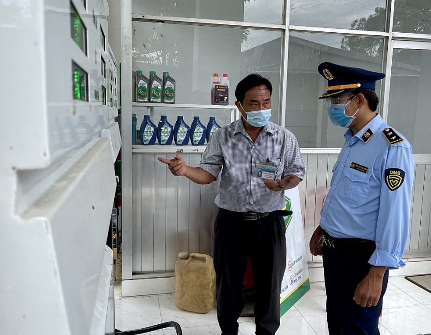 Kiểm tra nhiều cây xăng trên địa bàn An Giang