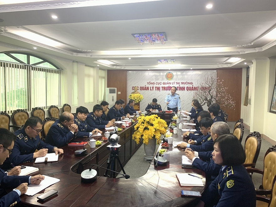 Đoàn công tác Tổng cục Quản lý thị trường làm việc với Cục QLTT tỉnh Quảng Ninh