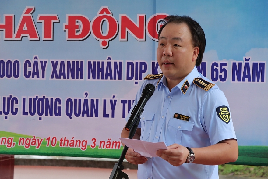 Chính thức phát động Chương trình trồng 65.000 cây xanh trong toàn lực lượng Quản lý thị trường