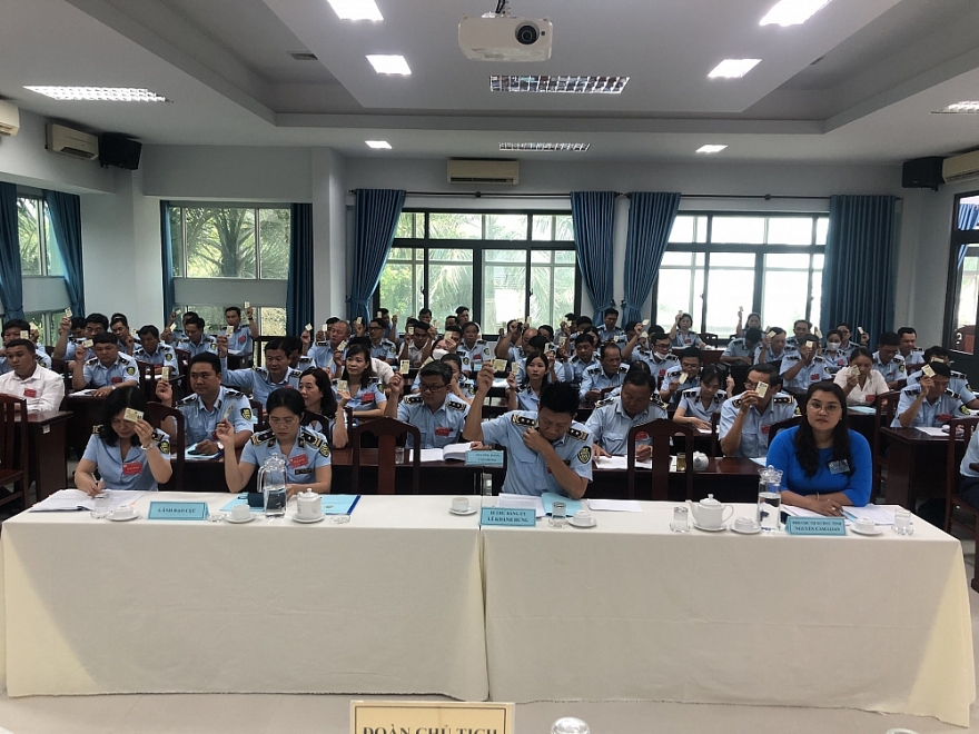 Công đoàn cơ sở Cục QLTT tỉnh Kiên Giang tổ chức thành công Đại hội lần thứ V, nhiệm kỳ 2023-2028 Công đoàn cơ sở Cục QLTT tỉnh Kiên Giang tổ chức thành công Đại hội lần thứ V, nhiệm kỳ 2023-2028